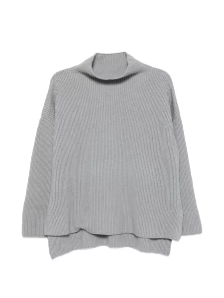 Кашмирен пуловер La Julie Cashmere сиво