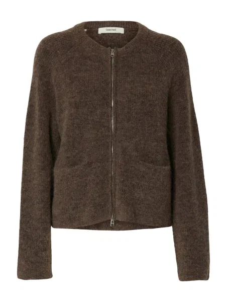 SELECTED Kardigan SLFSIA čokolada