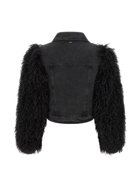 Kurtka jeansowa Twinset czarna