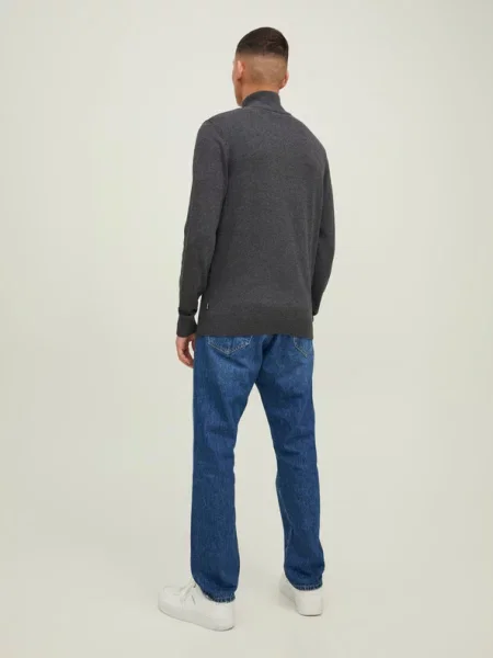 Πλεκτός πουλόβερ Jack & Jones γκρι