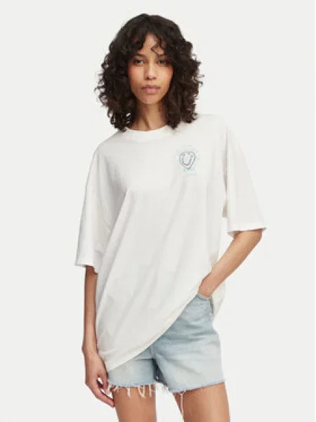 HUGO Majica Tee Oversize bela