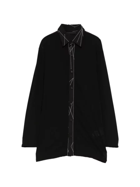 Lung bluză Yohji Yamamoto negru