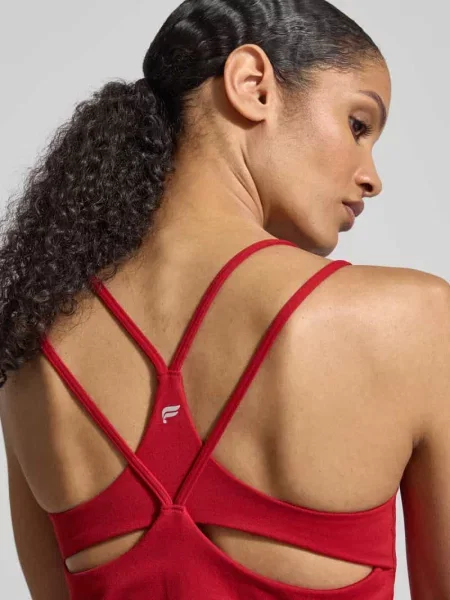 Top Fabletics na ramiączkach czerwony
