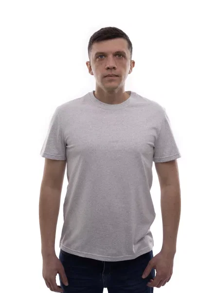 Футболка LUMO світло-сірий віскоза/поліестер сіра