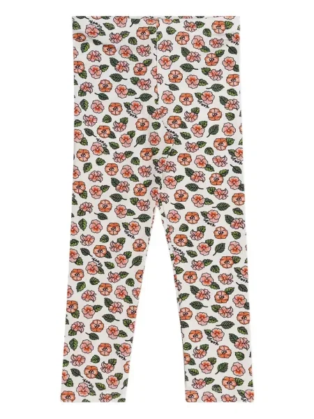 Legginsy dziecięce Kenzo białe
