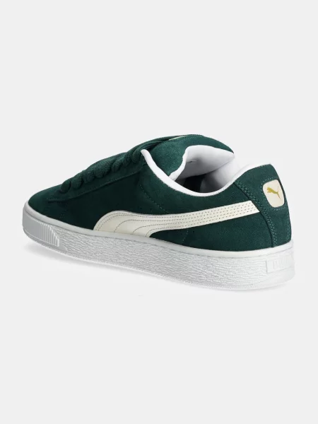 Шкіряні кросівки Puma Suede XL зелений