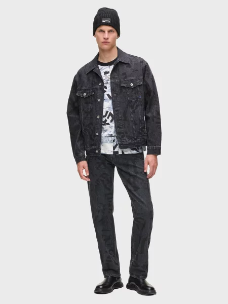 Прямі джинси Karl Lagerfeld Jeans чорний