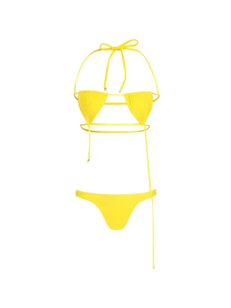 Slama izrezati bikini Amir Slama veze žuta