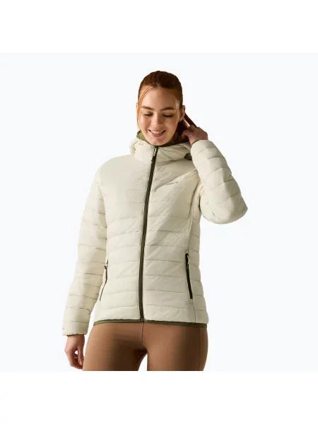 Geacă cu puf pentru femei Regatta Hooded Marizion lightvanilla