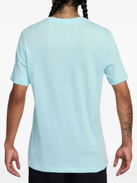 Běžecké fleecové tričko s potiskem Nike s potiskem černé