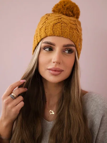 Șapcă Kesi din fleece maro