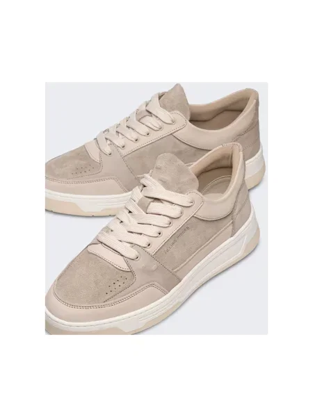Sneakersy Filling Pieces skórzane beżowe