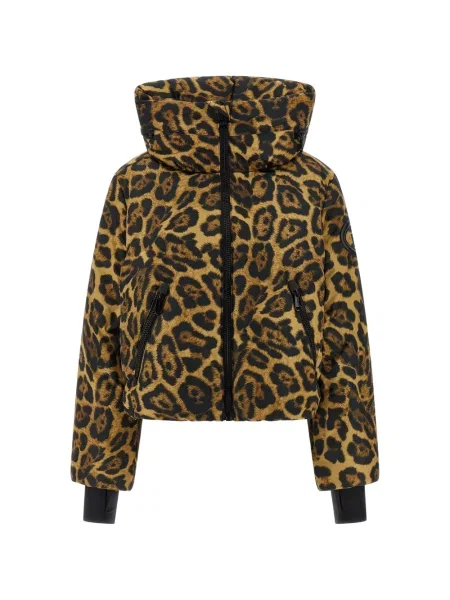 Geacă de schi Goldbergh cu imagine cu model leopard maro
