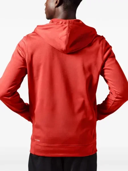 Geacă Reebok cu glugă roșu