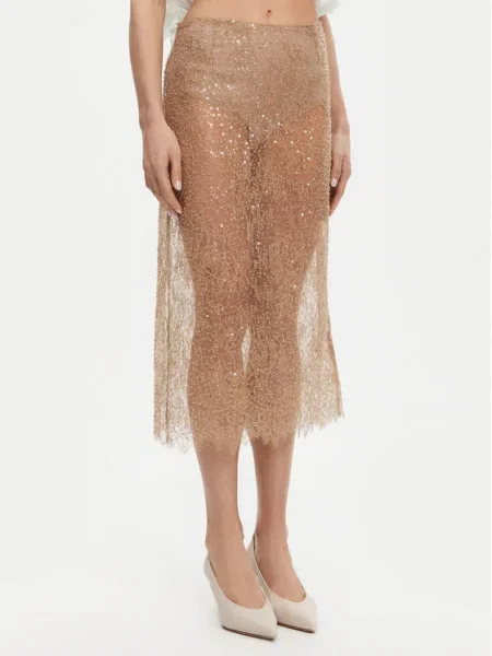 Herskind Fustă midi bej