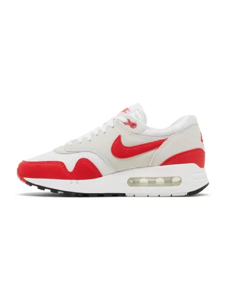Sneakers Nike W Air Max 1 Premium White/ University Red-Lt Neutral Grey EUR białe
