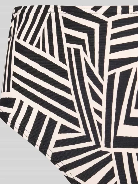 Figi bikini z detalem z logo Lascana czarny