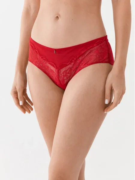Braziljske spodnje hlačke Chantelle rdeča