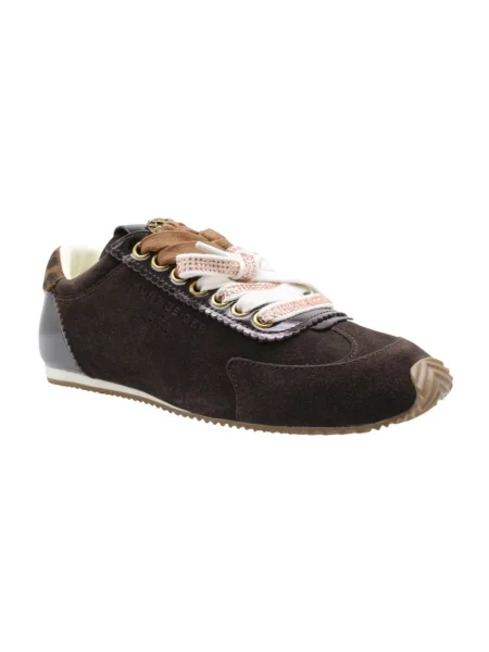 Sneakersy Kurt Geiger zamszowe brązowe