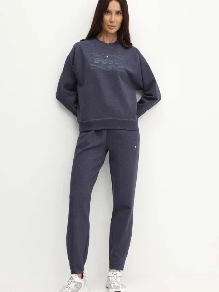 Кофта BOSS з аплікацією синій