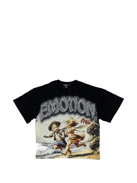 Tricou Mixed Emotion cu imagine negru