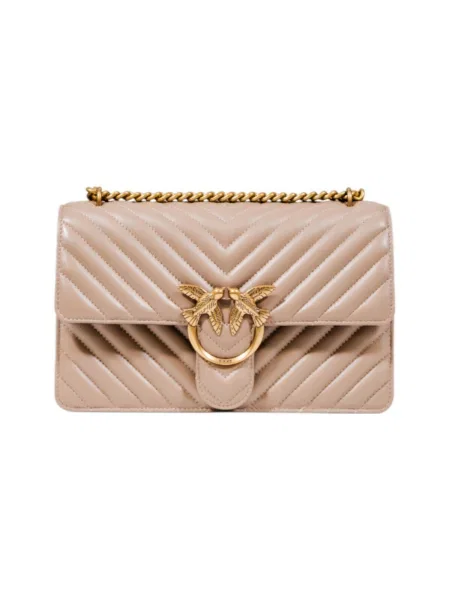 Geanta crossbody Pinko clasică bej