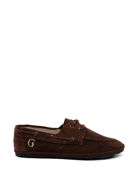 Pantofi loafer Gondolina din piele de căprioară maro