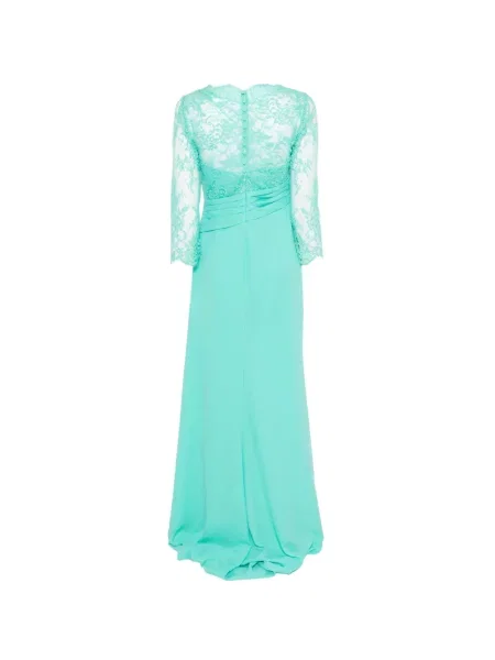 Rochie maxi Aire din dantelă de costum verde