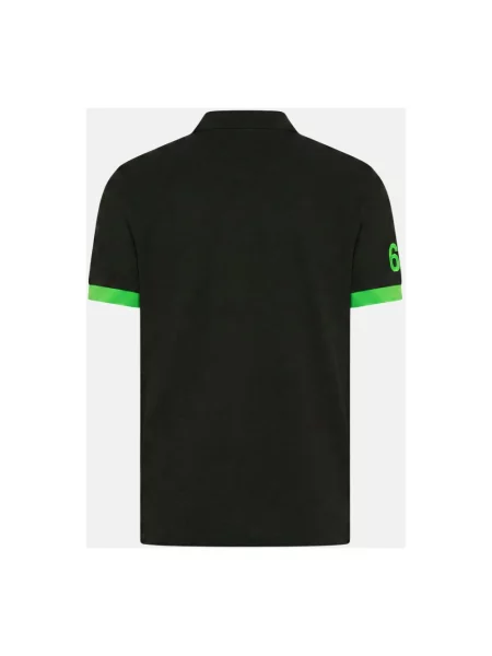 Koszulka polo Sun68 z logo czarna