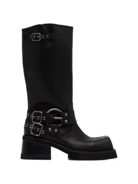 Botine Jeffrey Campbell cu cataramă cu bretele negru