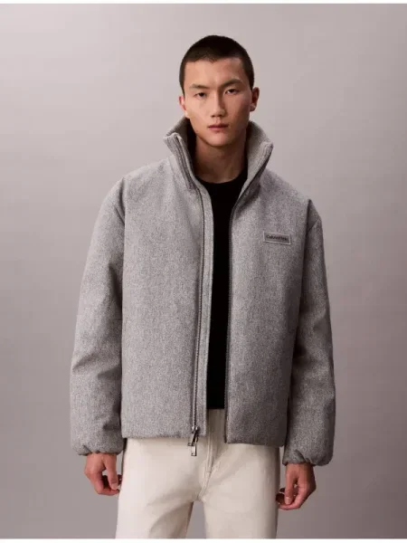 Kabát Calvin Klein szürke
