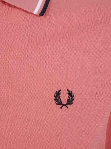 Tricou polo Fred Perry cu broderie roz