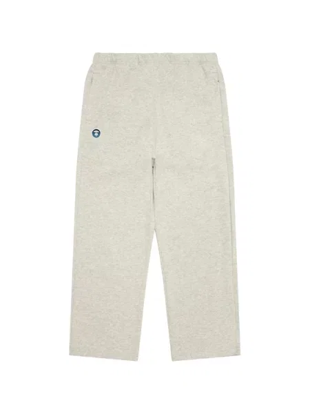 Pantaloni Aape By A Bathing Ape alergare cu autograf gri