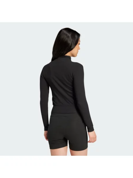 Bluza rozpinana Adidas Originals z autografem czarna
