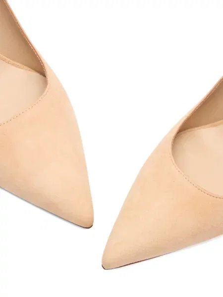 Pantofi cu toc Stuart Weitzman din piele de căprioară roz