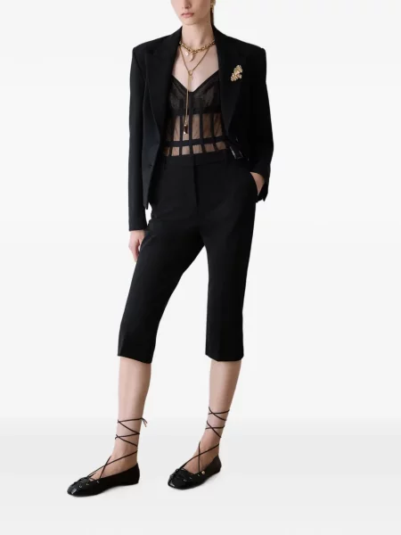 Decupat pantaloni Liu Jo negru