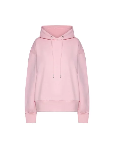 Bluza z kapturem Silvian Heach z kapturem z nadrukiem różowa