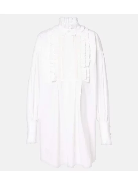 Rochie Valentino de in cu volane alb
