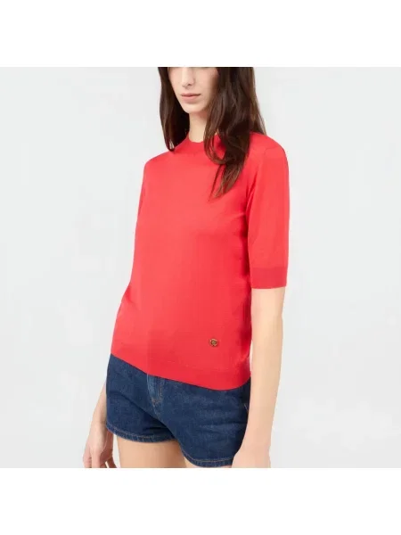 Sweter Roberto Cavalli czerwony