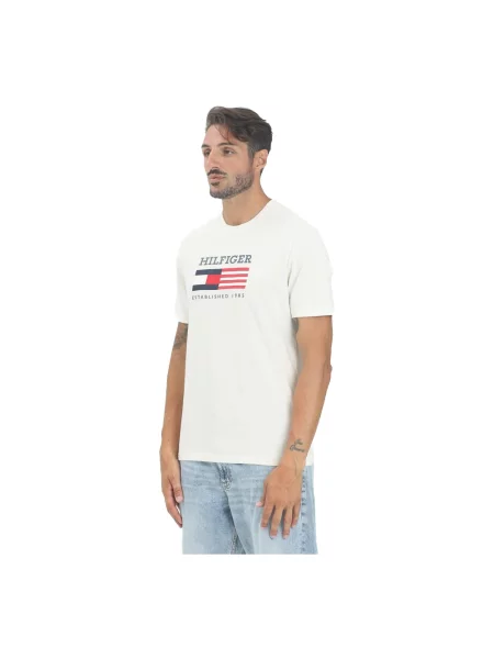 Tommy Hilfiger T-Shirt American Monotype Écru beżowa