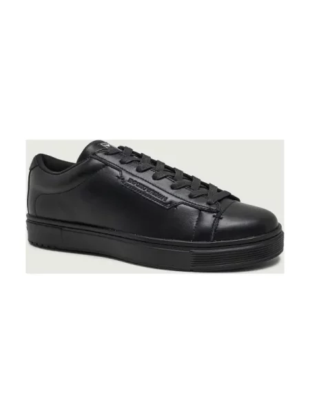 Emporio Armani Teniși din piele negru