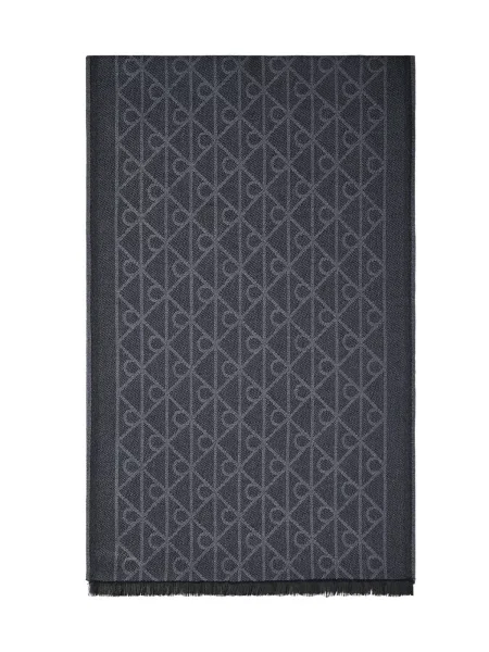 Šál Calvin Klein šedý