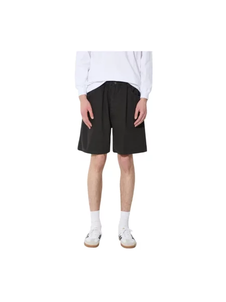 Szorty jeansowe Manastash casual czarne