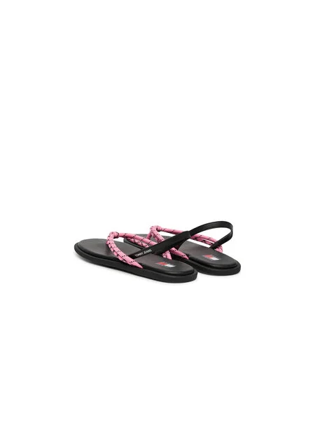 Tommy Jeans Sandále Tjw Casual Rope Sandal ružová