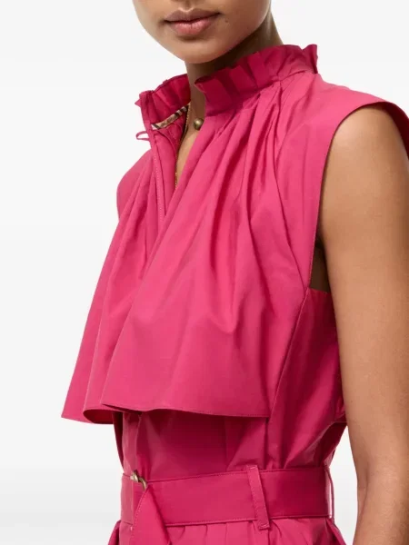 Rochie Burberry din poplin roz