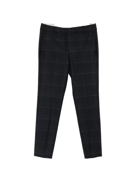 Pantaloni Marella în carouri negru
