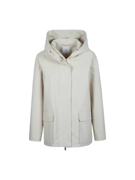 Kurtka Eleventy z kapturem beżowa