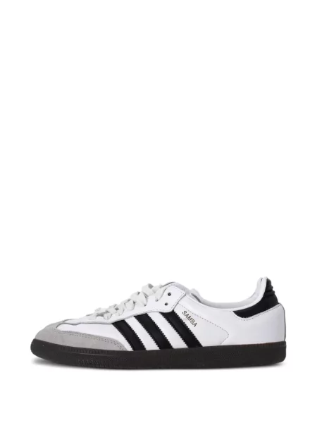 Sneakerși Adidas Samba din piele alb