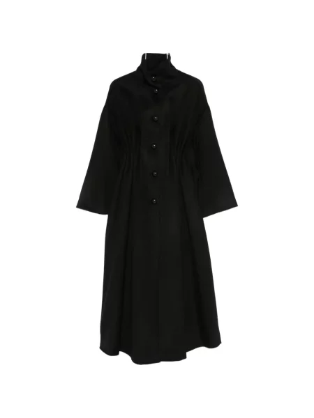 Palton Emporio Armani cu volane negru