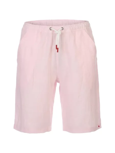 Pantaloni scurți Kiton cu cordon roz